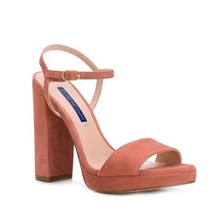 Stuart Weitzman Sunray Platform Heel Sandal 7.5